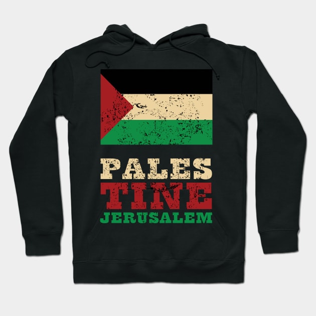 Flag of Palestine Hoodie by KewaleeTee